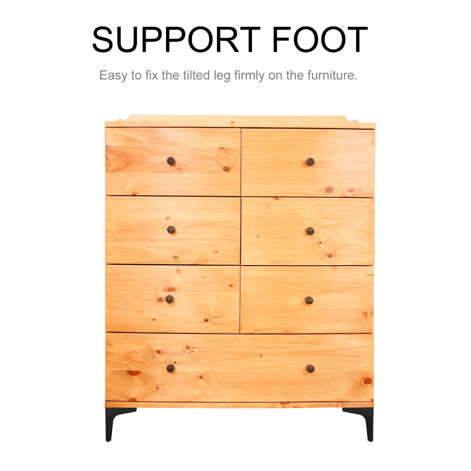 DOITOOL 4 قطعة أرجل قطع الأثاث المعدنية دعم لخزانة أريكة طاولة القهوة الغرور مثلث أقدام الحديد لحديقة مرآة مضمد #4