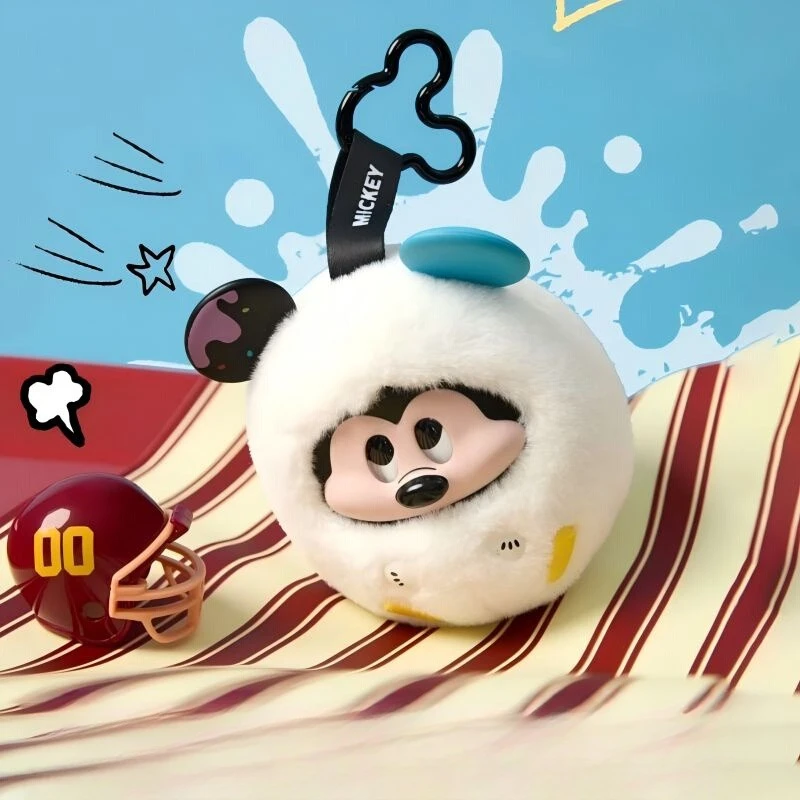 

MINISO Disney Mickey Plush Keychain Cute Cartoon Keyring Anime Girl Gift Birthday Present for Kids