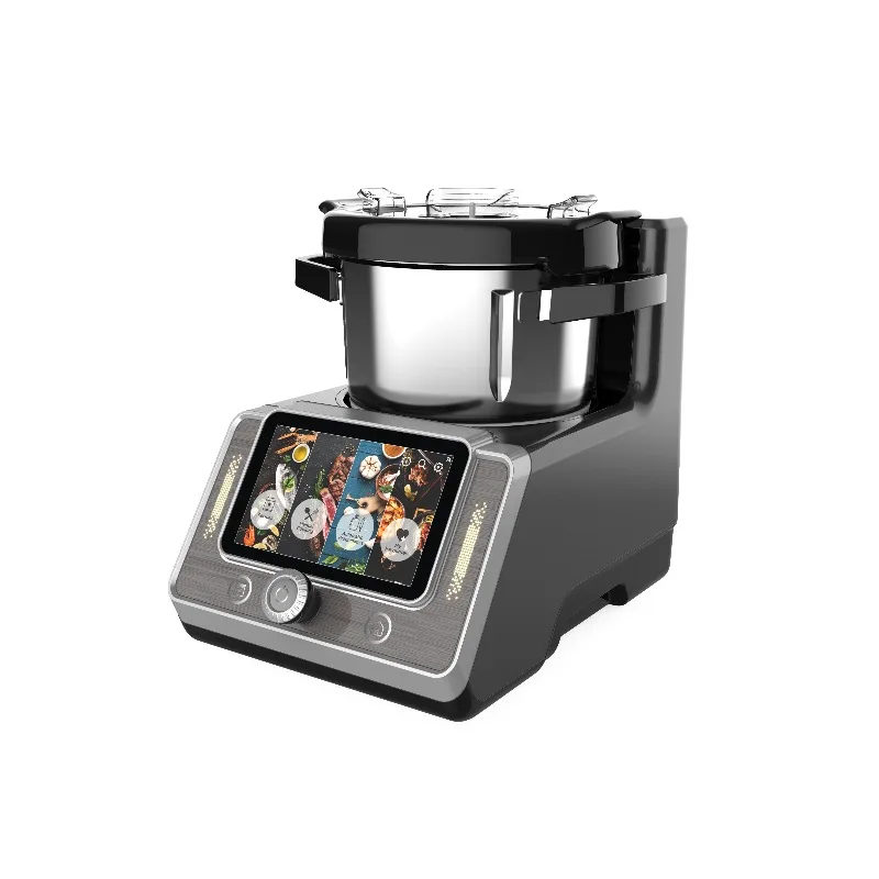 All in One Appliance Electric Kitchen Ro-bot Cooking Food Processor Ro-bot Thermo Mixing Stir Fry, Grind, Slice, Stir