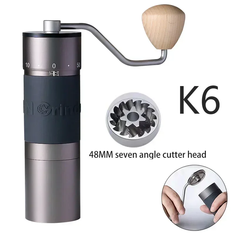 Kingrinder For K6 K4 Manual Coffee Grinder Espresso Machine Professional Portable Coffee Bean Grinder Camping Travel Gift