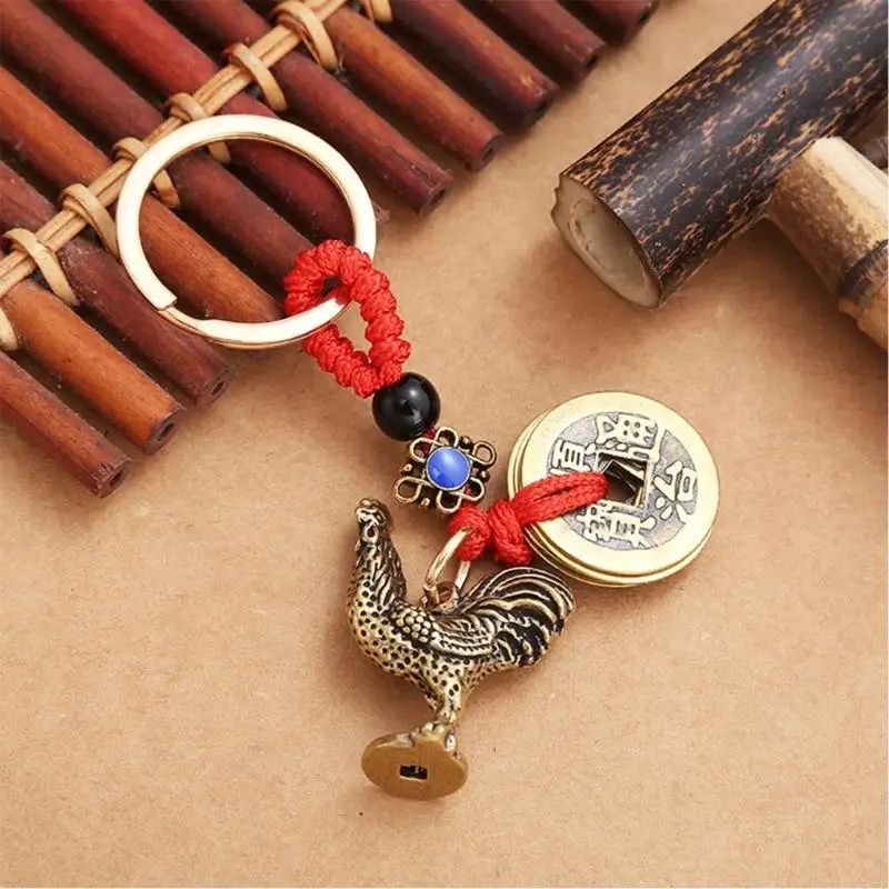 2025 New Stylish Animals Zodiacs Keyring Featuring Stylish Stones for All Ages Daily Use