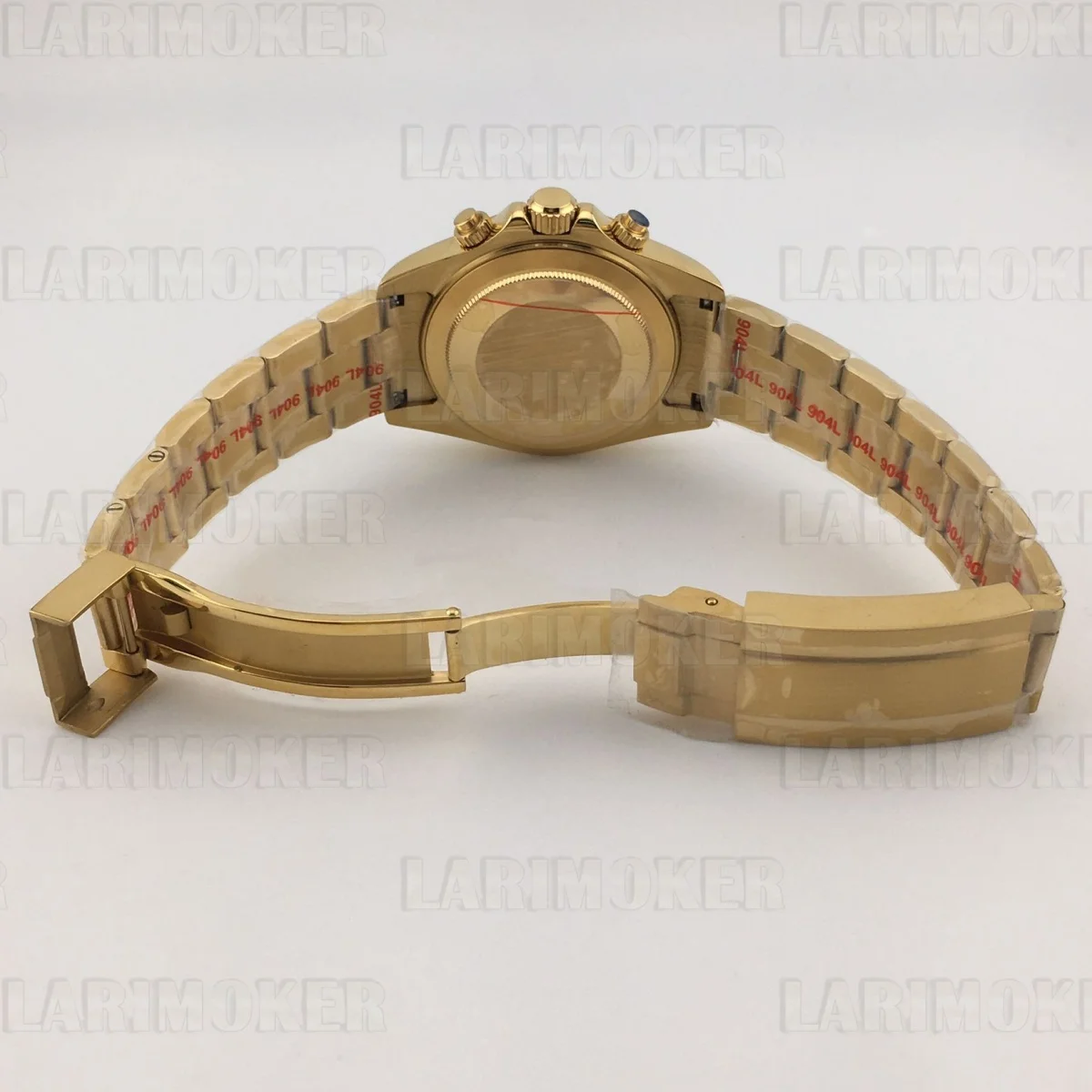 VK63 39mm 럭셔리 골드 쿼츠 크로노그래프 비즈니스 남성용 시계 VK63 무브먼트 사파이어 크리스탈 블랙 다이얼 고정 베젤