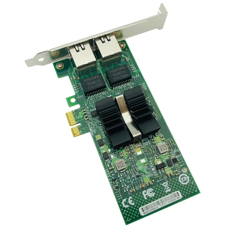 Placa de rede Gigabit Dual Port, Servidor E1G42ET, ROS Soft Routing, PCIE, 82576