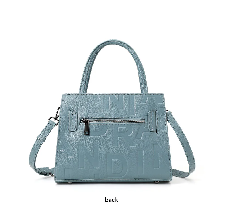 Modische und vielseitige Letter-Tasche für Damen, Handtasche & Umhängetasche aus echtem Leder, neue trendige Damenhandtasche aus Rindsleder 2026 – Detail 9
