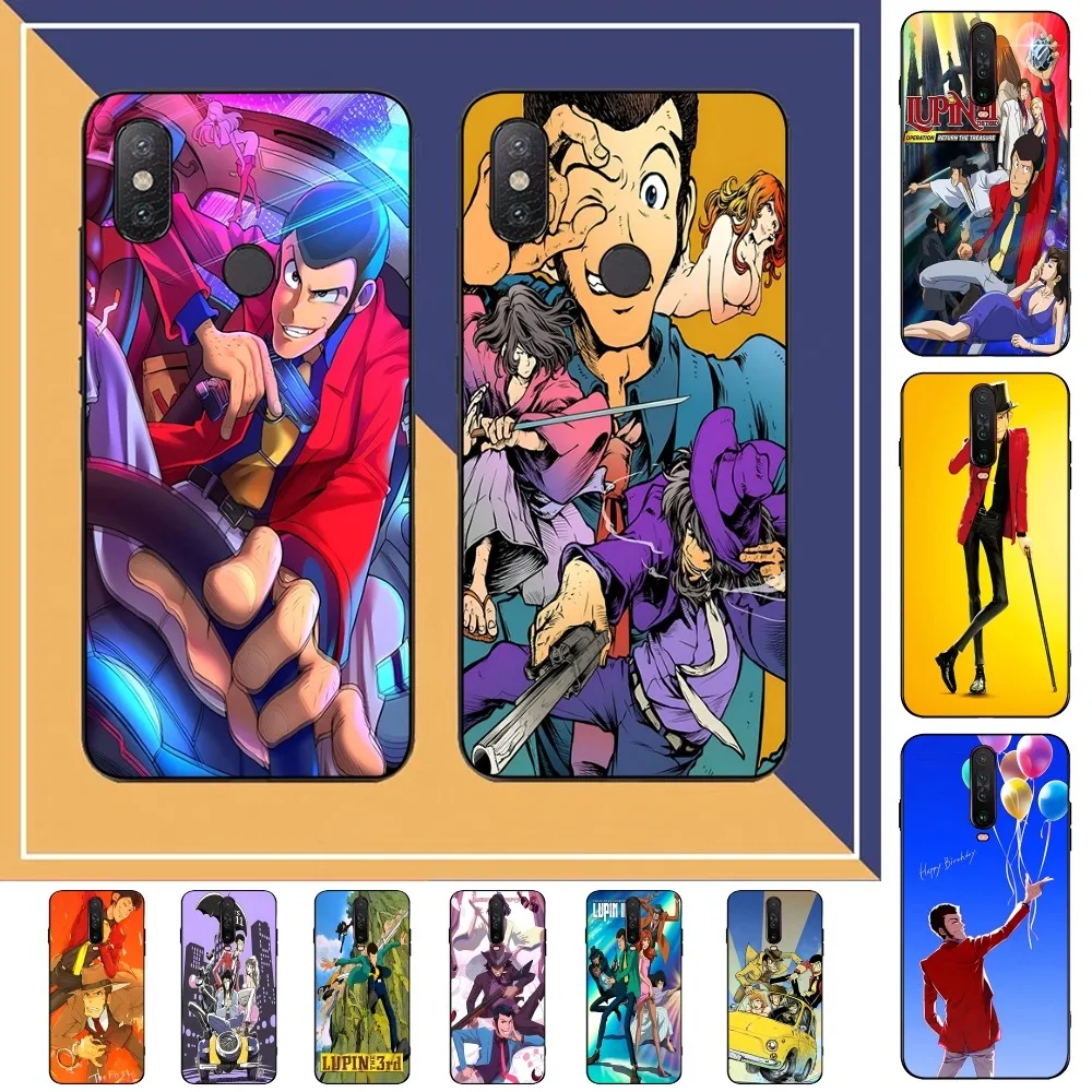 L-Lupin The T-Third Anime Phone Case For Redmi Note 4 X 5 A 6 7 8 T 9 9S 10 11 11S 11Epro Poco M3 Pro