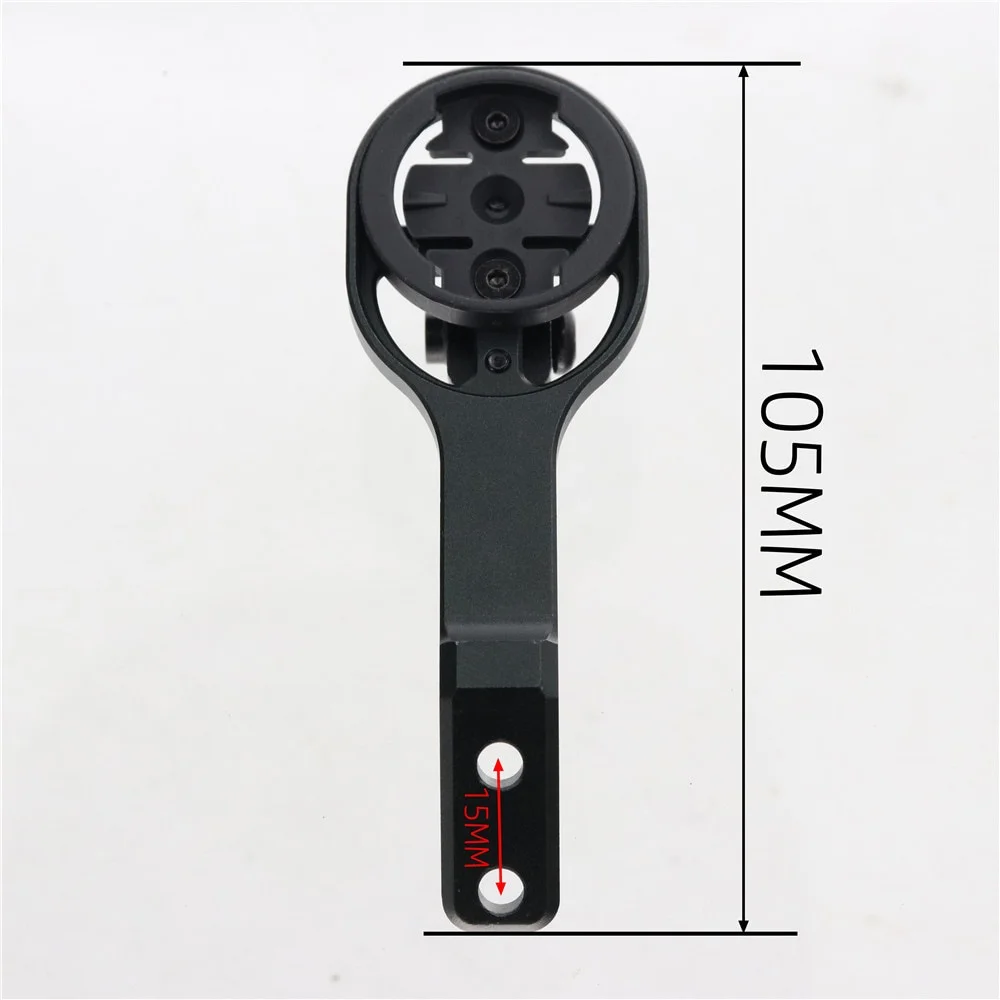 سبائك الألومنيوم الطريق دراجة الكمبيوتر جبل حامل ، المقود قوس ل Garmin ، Gopro ، برايتون أخف وزنا ، أسود