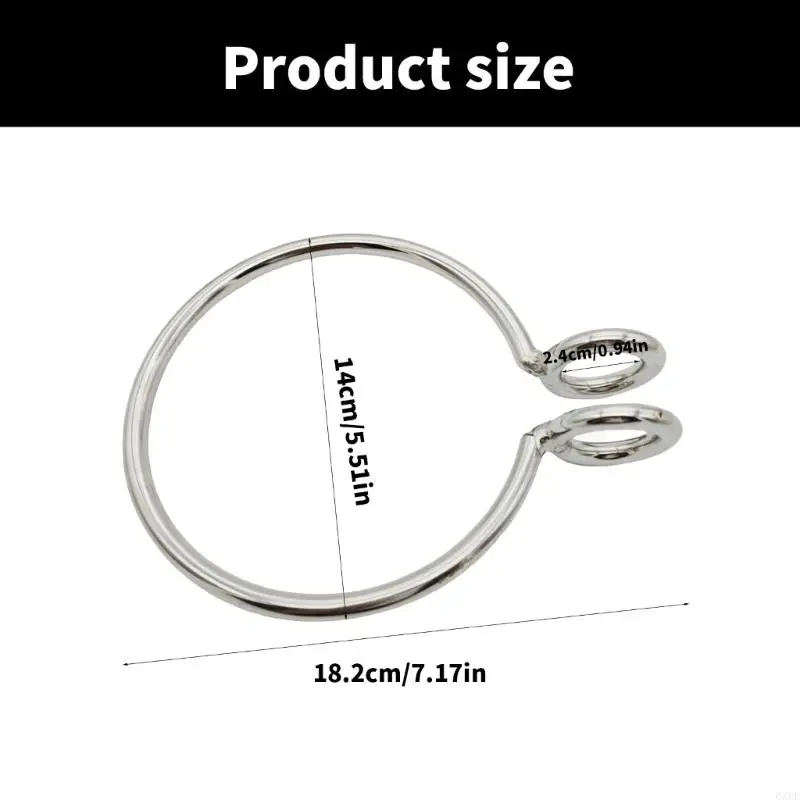 2025 New 8mm Marine Anchors Rings Steel Anchors Rings Watercraft Anchors Equipment Suitable for Sailors & Watercraft Operators