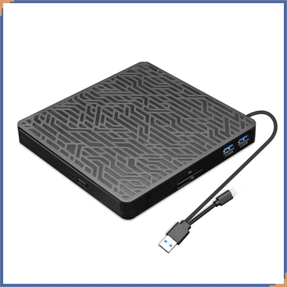 

Внешний оптический привод USB 3.0 для компьютера, многофункциональный HUB, DVD-рекордер, CD-RW-рекордер, устройство для записи дисков, кардридер для SD, TF, USB-накопителей