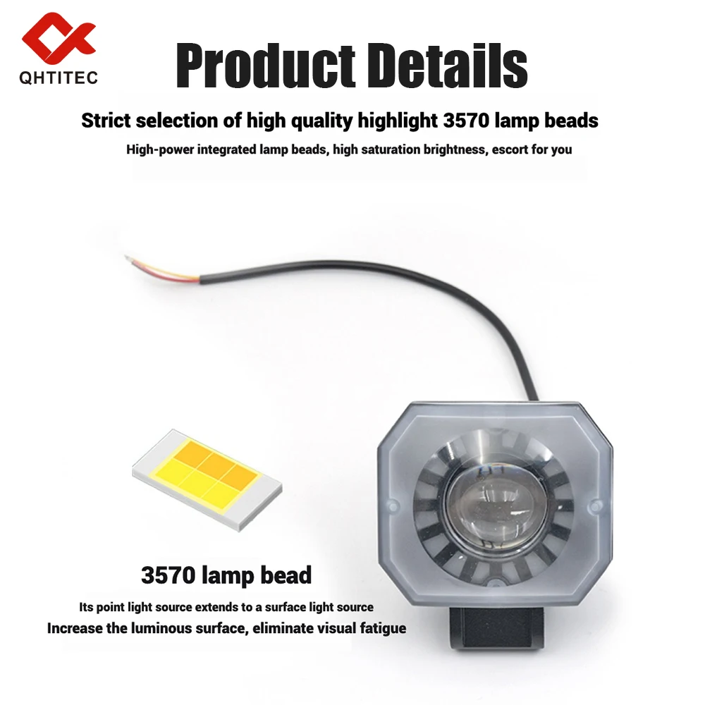 

MONDEVIEW SD5 Colorful Sunflower Motorcycle Spotlight 6000K5600LM 20W Suitable for Jeep4x4 SUV Truck ATV Ship