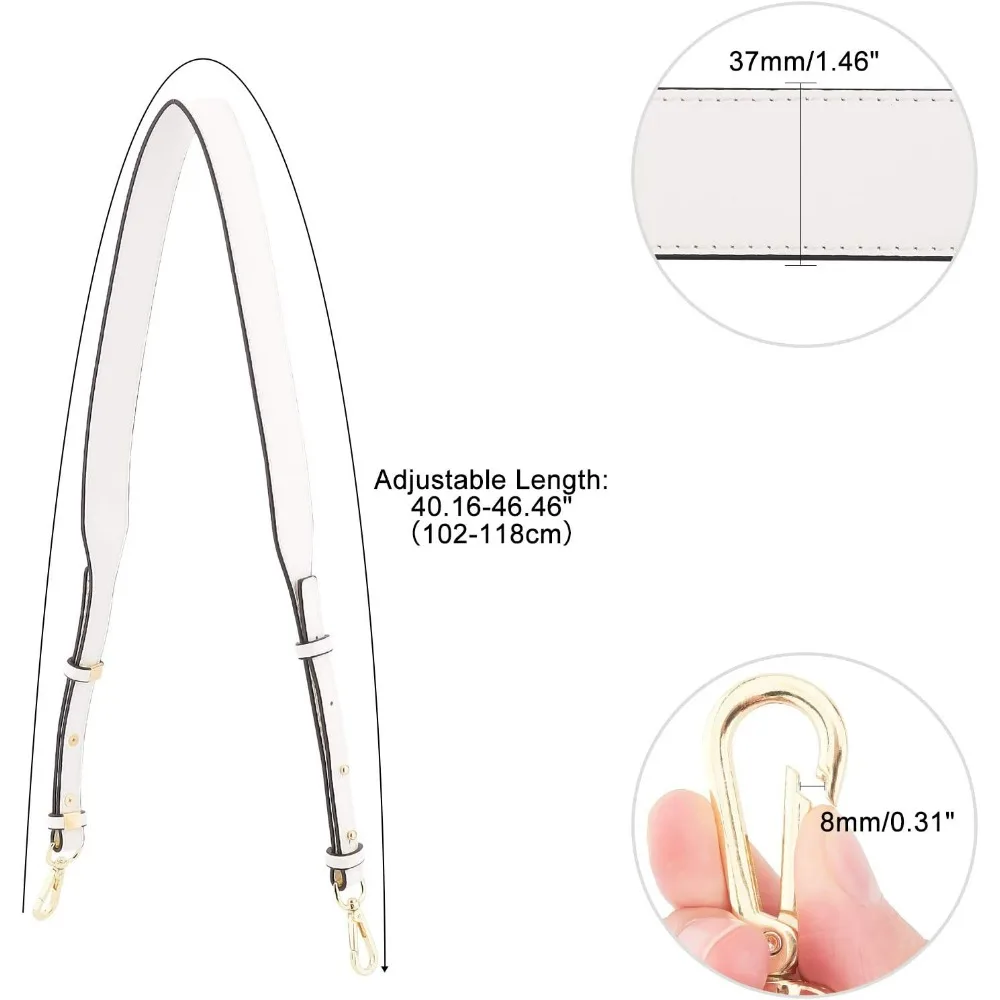 Microfiber Environmentally Genuine Leather Shoulder Strap Adjustable Crossbody Strap Replacement Handbag Purse Straps Handbag