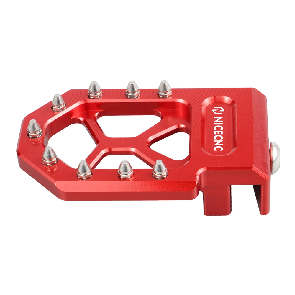 NICECNC Brake Pedal Extender Enlarged Foot Rest Plate For Yamaha YFZ450R 2009-2023 YFZ450X 2010-2011 Aluminum Non-slip Parts