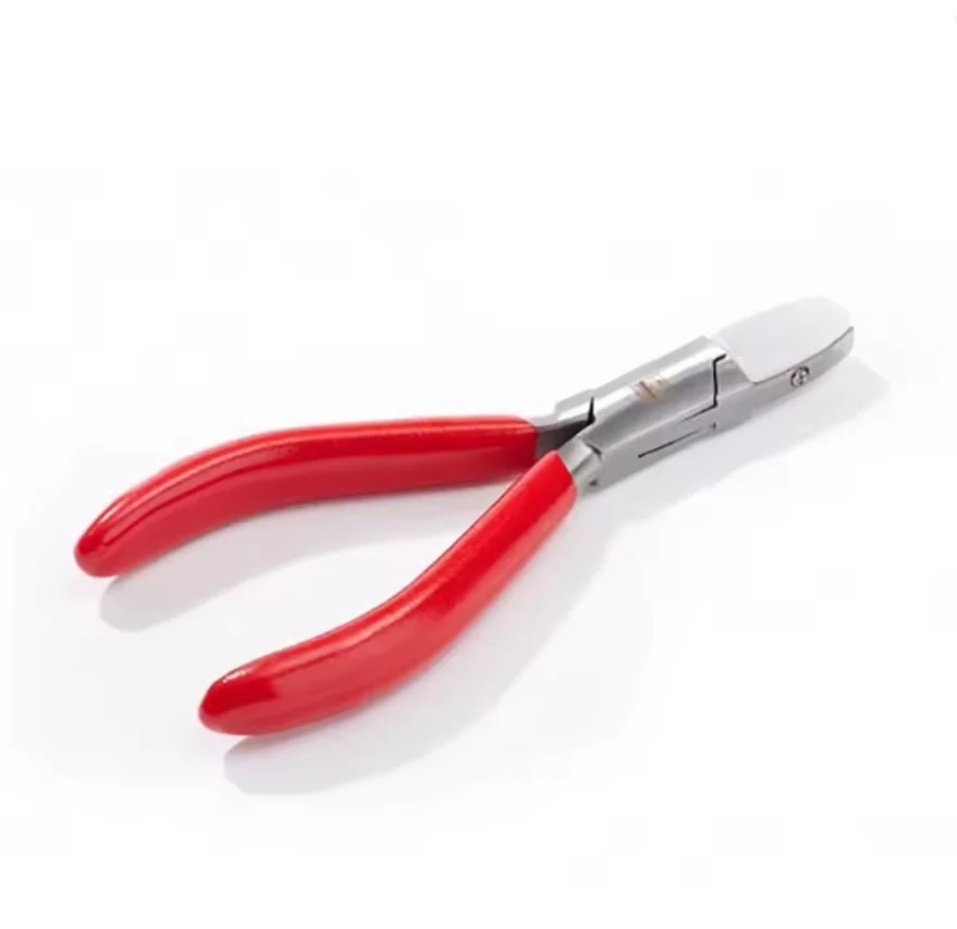 ANTILOPE Double Nylon-Jaw Flat Nose Pliers 130mm, Non-Marring Jaws, PVC Handle, Jewelers Tool for Wire Bending & Shaping