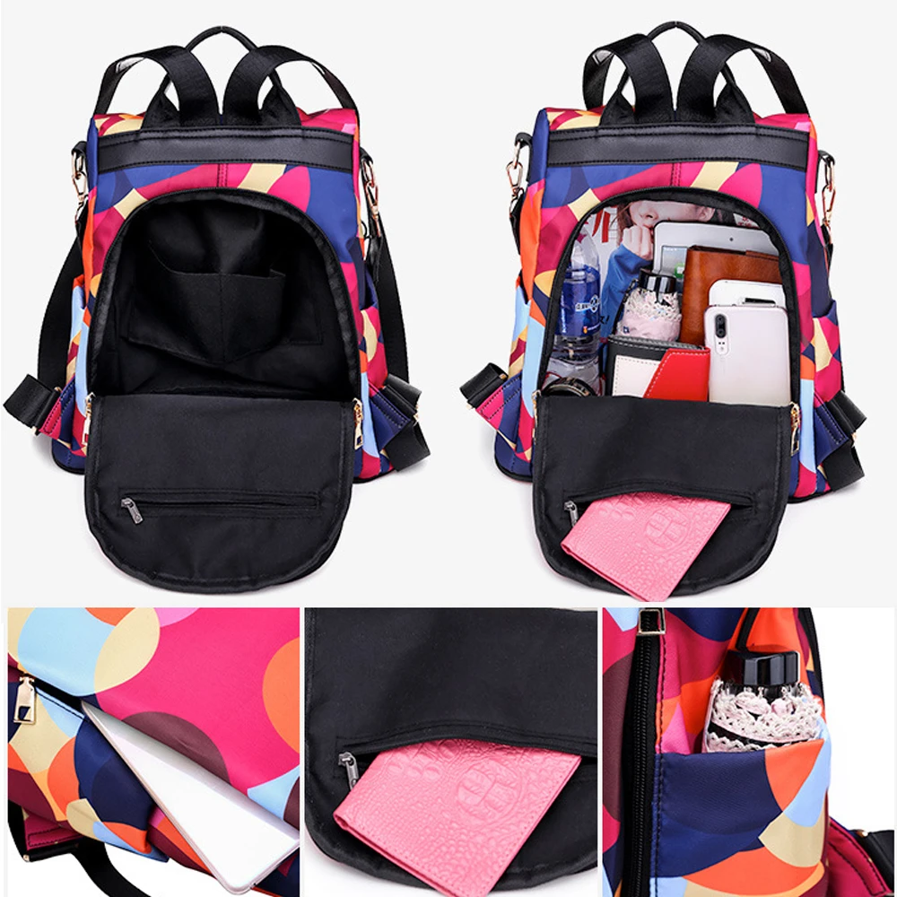 Antykradzieżowy, wodoodporny, lekki plecak, Oxfordowy plecak na laptopa o dużej pojemności