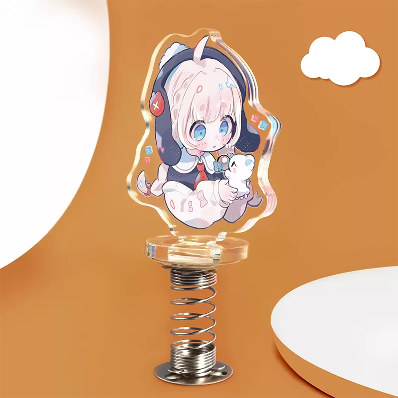Custom Shaker Acrylic Standee Spring Anime Figure Genshin Impact Clear Model Plate Desk Decor Standing Sign Stand For Fans Gifts