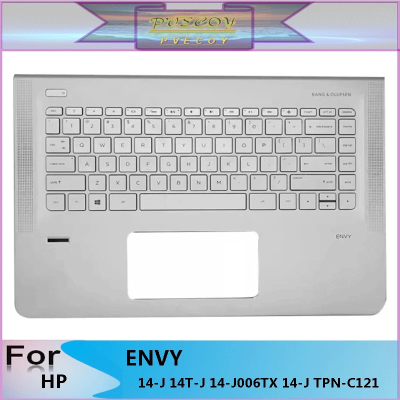 New Original For ENVY 14-J 14T-J 14-J006TX 14-J TPN-C121 Laptop Palmrest Case Keyboard US English Version Upper Cover