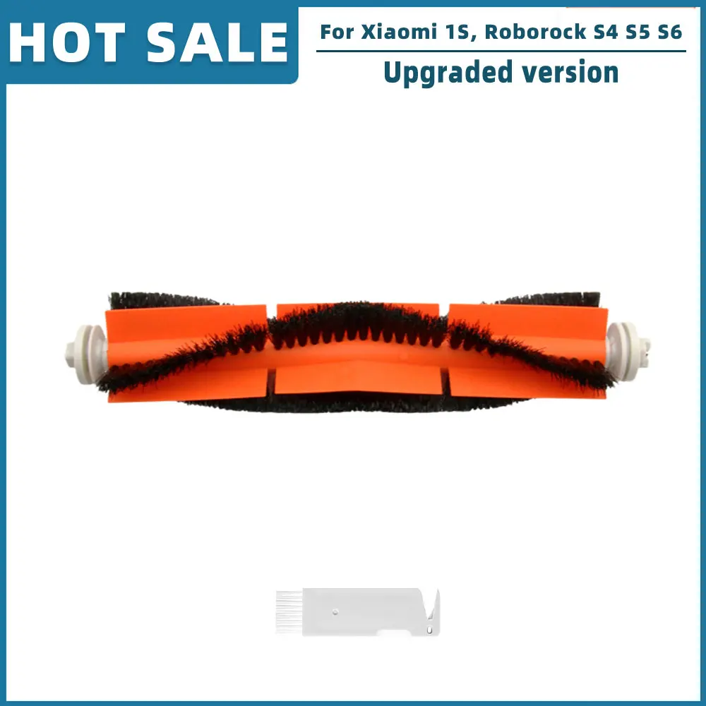 Kompatibel für Xiaomi 1S, Rockrobo Vacuum V1, Roborock S4 S5 S6, SDJQR01RR, SDJQR02RR Ersatzteile Hauptseitenbürste Hepa-Filter