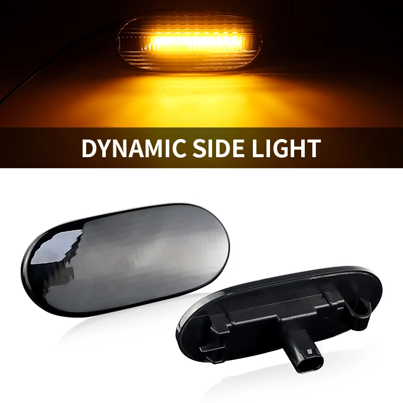 

2PCS LED Side Marker Light Front Rear Turn Signal Amber Lamp for Mercedes-Benz Sprinter W906 2006-2018 for VW Crafter 2006-2016