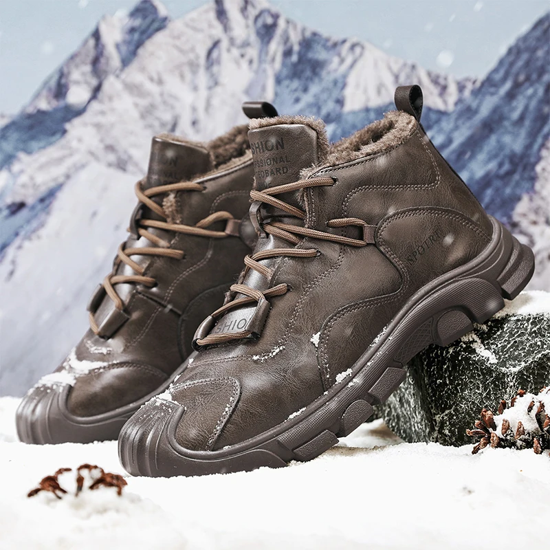 Scarpe da alpinismo Designer di lusso da uomo Scarpe sportive da trekking antiscivolo invernali Nuovi stivali da neve casual alla moda di alta qualità