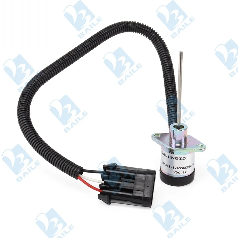 1503ES-12A5SUC9SCC28 Fuel Shut Off Solenooid 12V 25-38109-05Z For Kubota V2203DI Carrier Vvector 1800 Stop Solenoid Engine