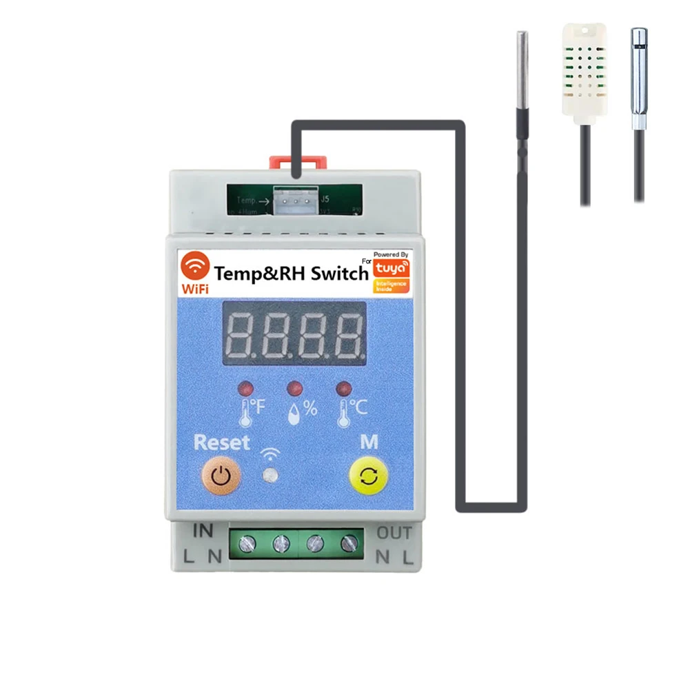 

Датчик температуры для умного дома, ЖК-экран, переключатель температуры и относительной влажности, сельскохозяйственные приложения, легкий мониторинг, точное измерение