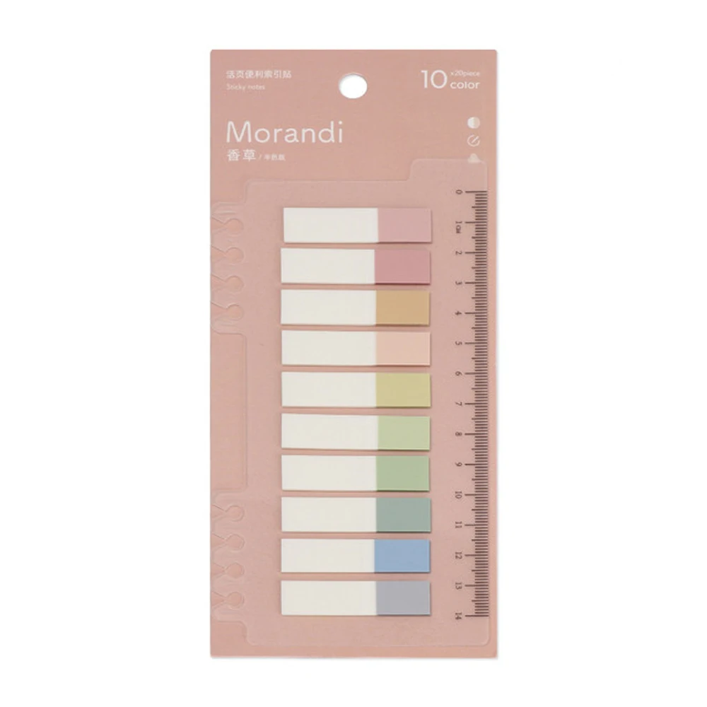 Sheets Stationery Sticky Notes Self Adhesive Bookmark Planner Stickers Page Markers Paper Flags Tabs Memo Pad Stickers Index