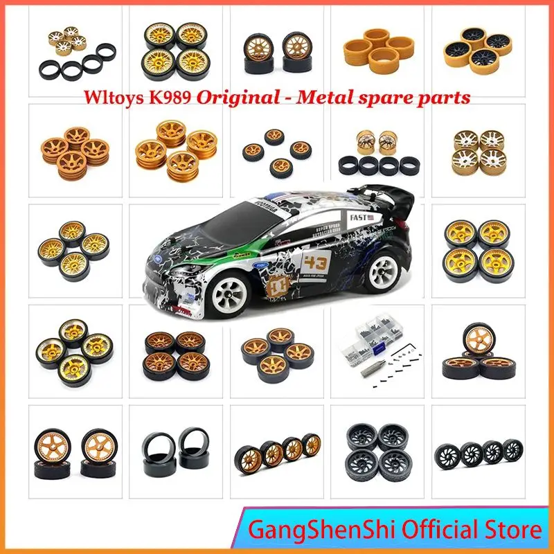 Upgrade RC Car Spare Parts Large Tires Widening Tires for HGD1 MINI-Q MINI-D MINI-Z DRZ 1/28 Wltoys 284131 K969 K979 K989 P929