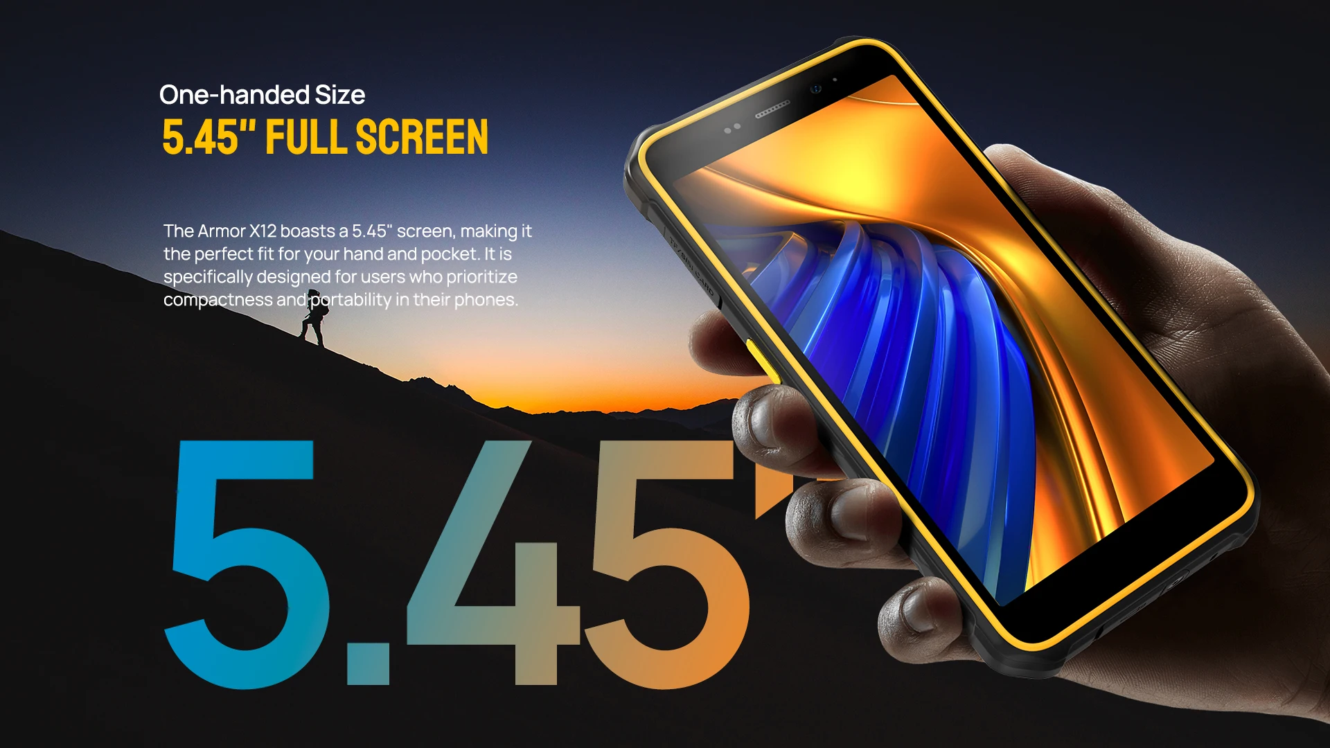Ulefone Armor X12,Android 13,Up to 6ГБ(3ГБ+3ГБ)RAM,32ГБ ROM,4860mAh,13MP , 5.45", 4G NFC,Global Version