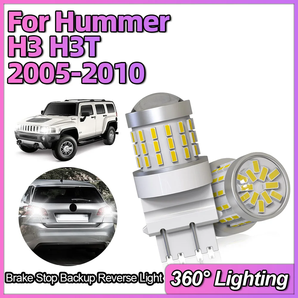 3157 LED Bulbs 54smd White 6000K Lamp Reverse Backup DRL Turn Signal Stop Lights For Hummer H3 H3T 2005 2006 2007 2008 2009 2010 