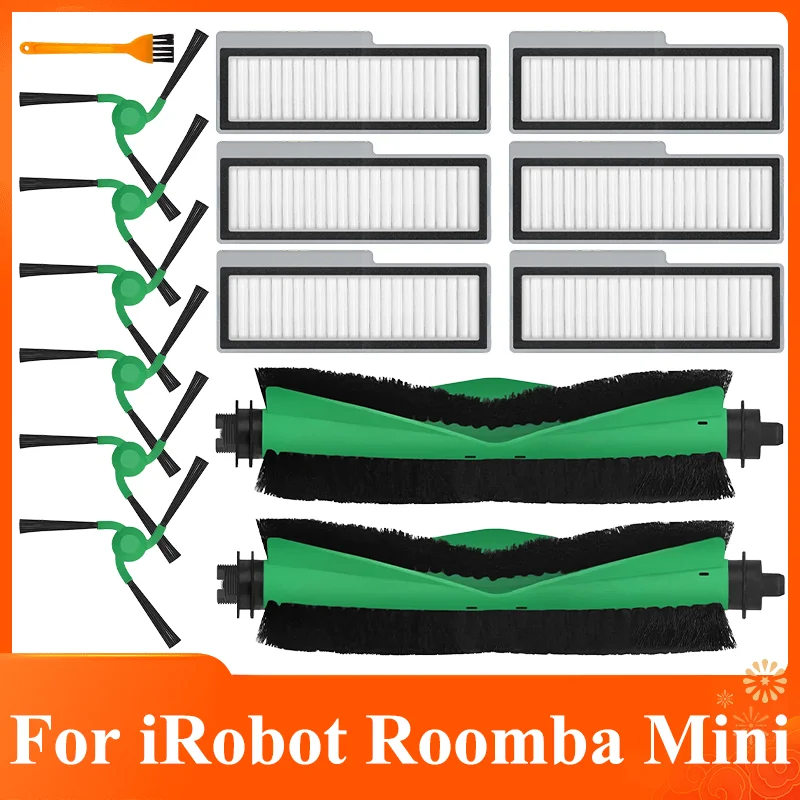 Für IRobot Roomba Mini Staubsauger Ersatzteile Hauptbürste Seitenbürste HEPA-Filter Ersatz-Zubehör