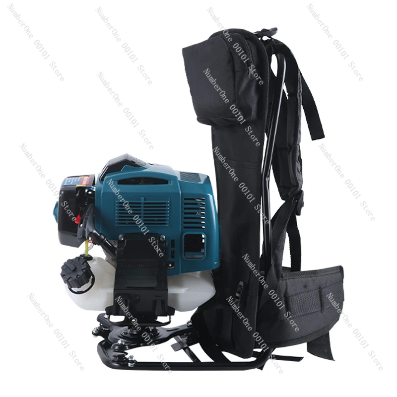 Imported Lawn Mower, Backpack-Type Gasoline Cutter, Four-Stroke High-Power Soil Loosening and Weeding Machine