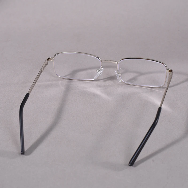 Hohe Qualität Edelstahl Lesebrille Männer Mode Presbyopie Brillen Business Hyperopie Anti Blaues Licht Brillen + 125 + 2 – Detail 8
