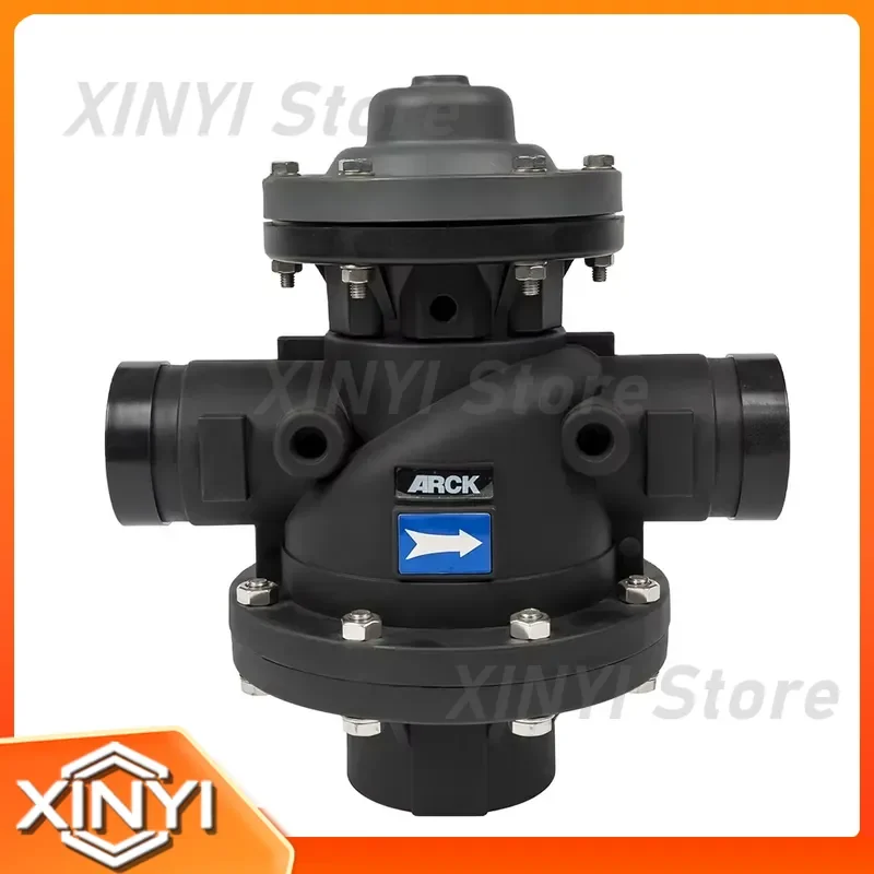 for 4 Inch Plastic Two Position Three Way Irrigation Filter Backwash Flow Control Hydraulic Valve 10 Bar