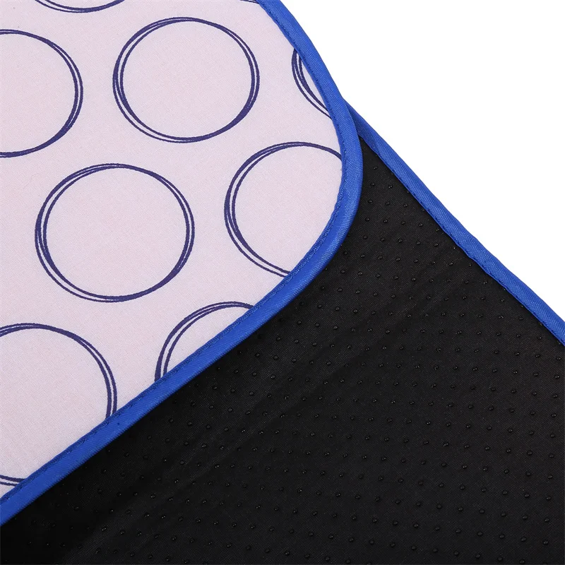 Seis capas de tabla de planchar suave, gruesa, impermeable, antideslizante, protección de viaje, aislamiento térmico, estera de planchado