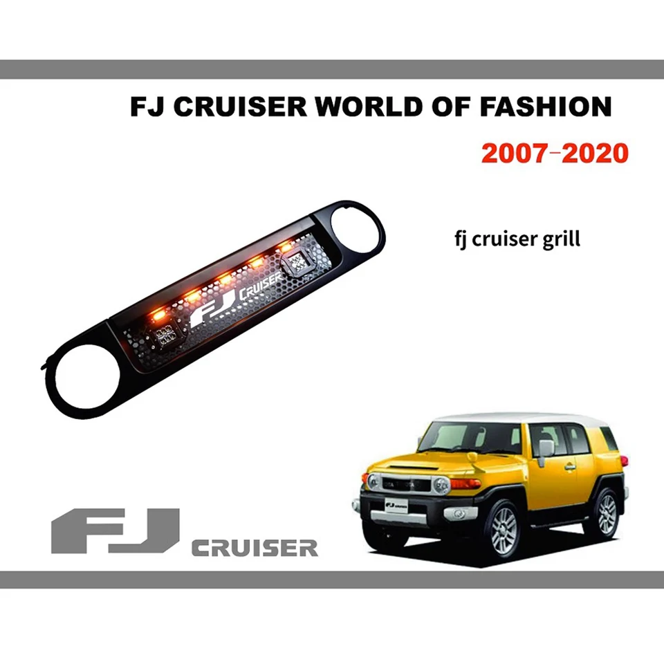 トヨタヨタレーシンググリル改造アクセサリー用fjクルーザーテーマ空気