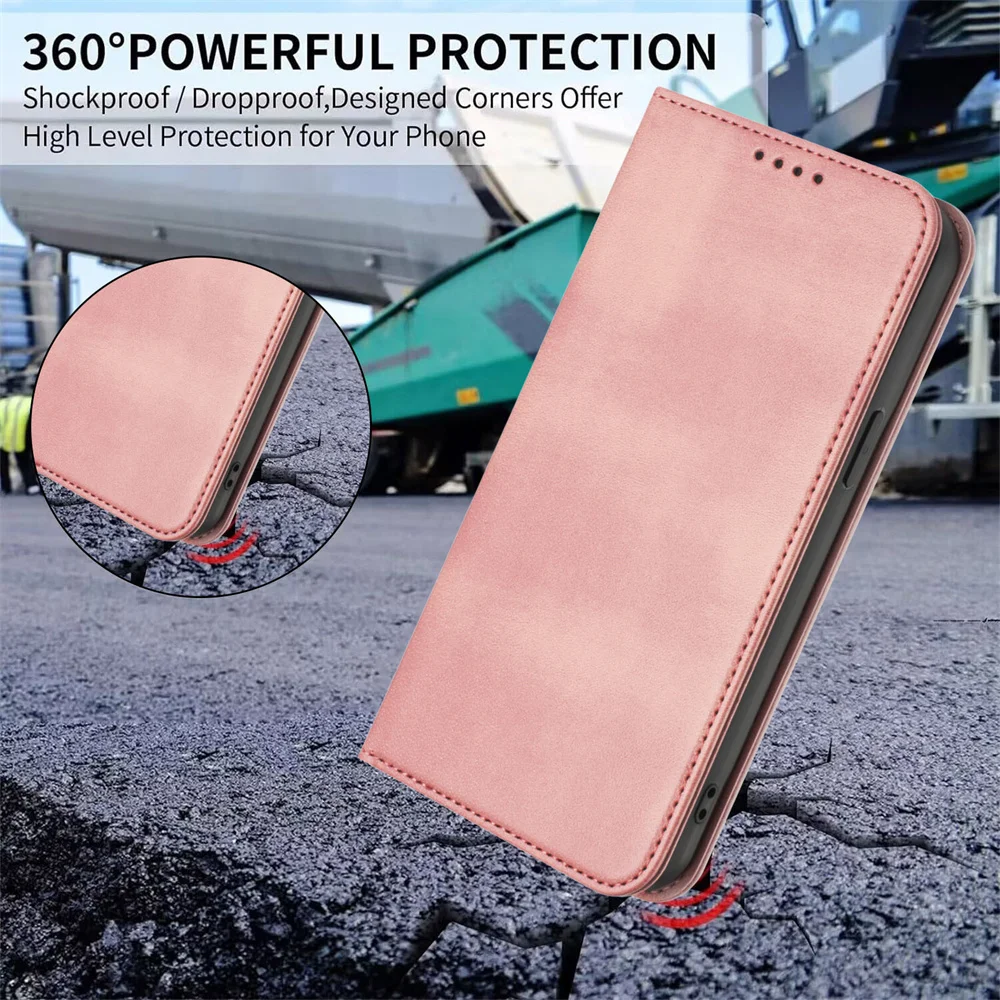 Leder Magnetische Brieftaschenhülle für OnePlus Nord 5 4 3 2Lite 2 2T Nord CE5 CE3 CE2 Lite CE2 CE 5G Handyhülle – Detail 7