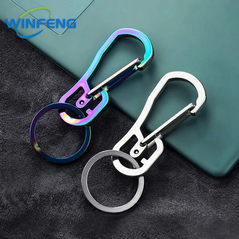 

High Quality EDC Tools Keychain Portable Self Defense Stinger Keyring Outdoor Camping Emergency Survival Whistle Key Chain