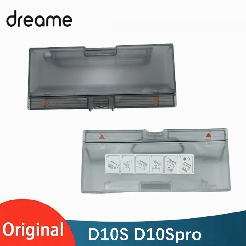 Original Dust Box For Dreame Bot D10s  Pro Vacuum Cleaner With Hepa Filter  Container Parts