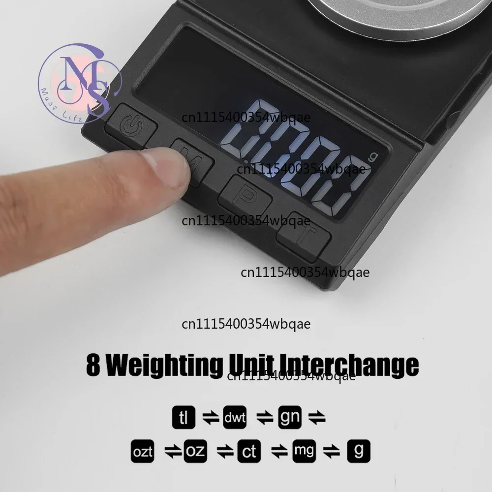 ZOCI- Digital Milligram Scale 50g/100g/200g X 0.001g High Precision Portable Jewelry Scale With Protective Cover