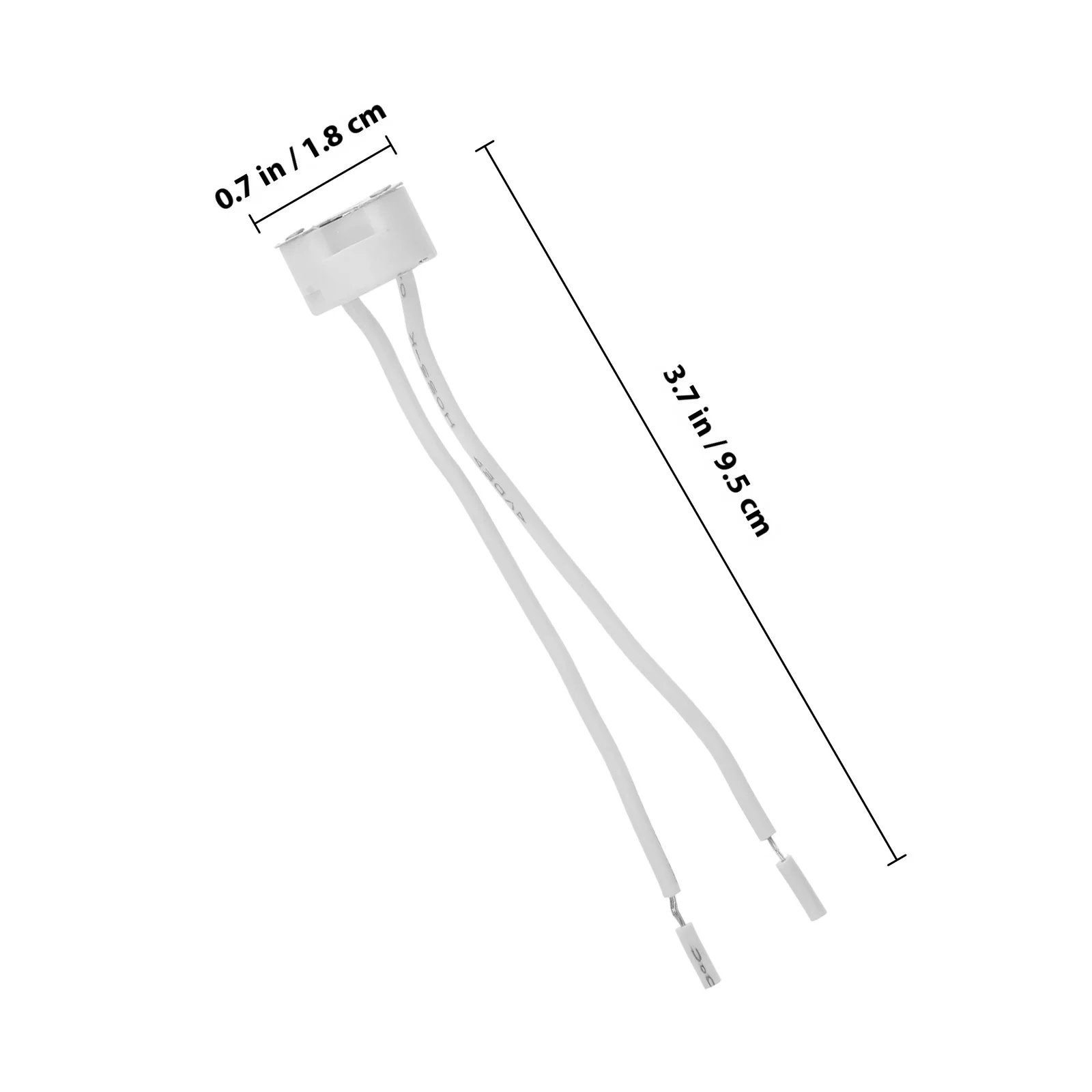 10 pz Portalampada In Ceramica Per.3 Gu5.3 Mr16 Portalampada Base Resistente Al Calore Design Rotondo Prese di Illuminazione Per La Casa Fai Da Te