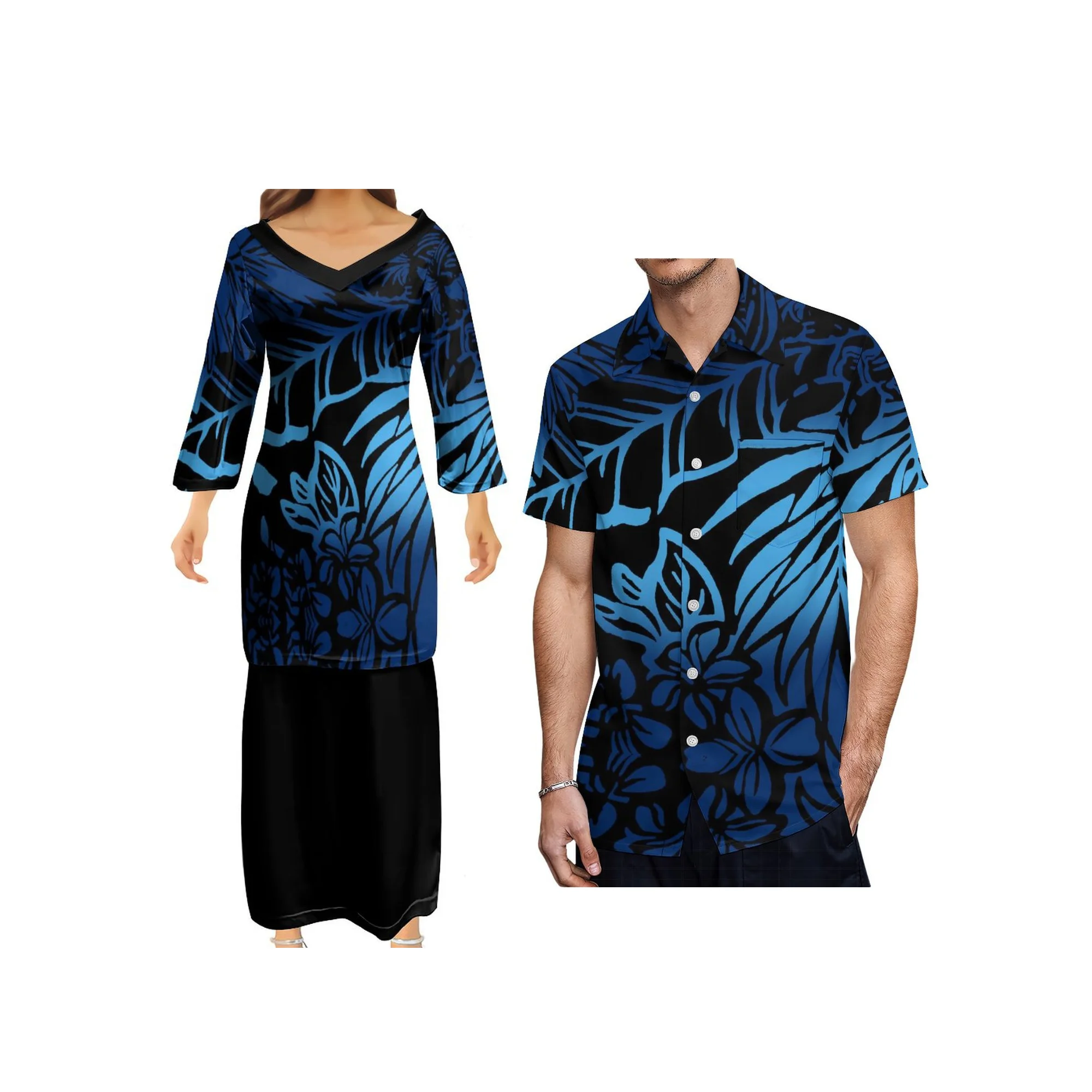 Ethnic Style V Neck Samoa Tong - огляд і ціна Ethnic Style Dresses