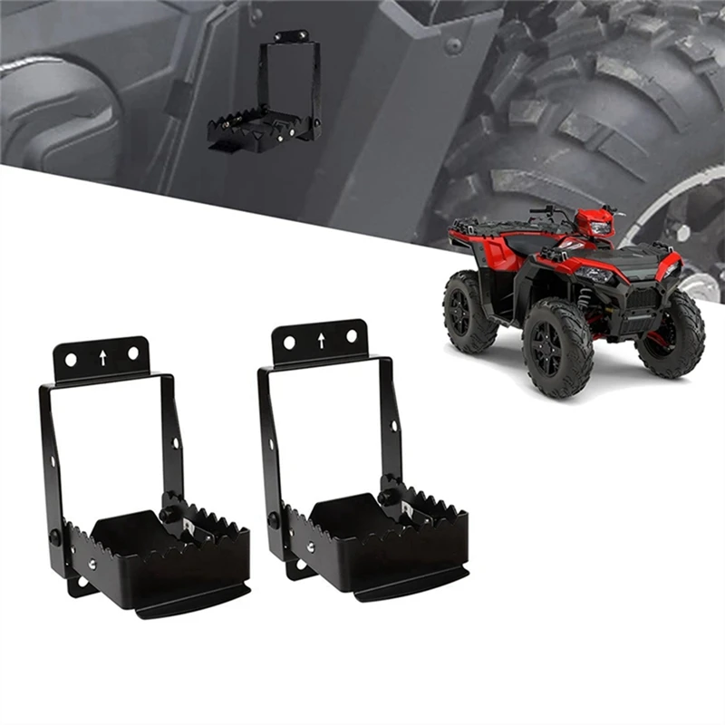 Universal ATV Foot Rest Rear Passenger Footrests 4 Wheel Car Foot Pegs Passenger Anti-Slip Footrests