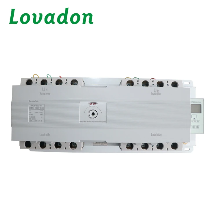 NDQ3 Intelligent 4P Automatic Transfer Switching (ATS) Dual Power CB Type Dengan Fitur Pergantian Otomatis