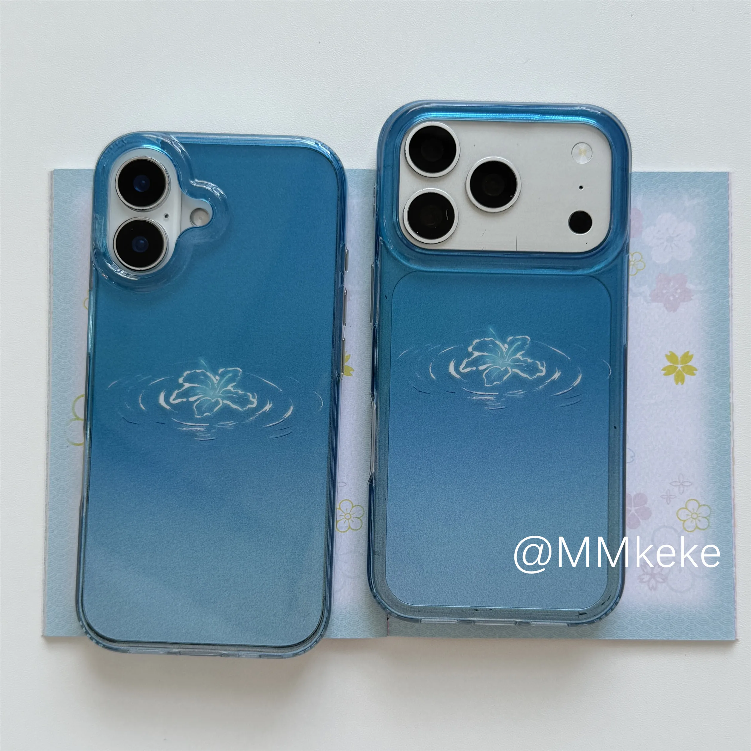 เคสโทรศัพท์ลายดอกลิลลี่สีน้ำเง - Phone Cases Korean บทวิจารณ์และราคา