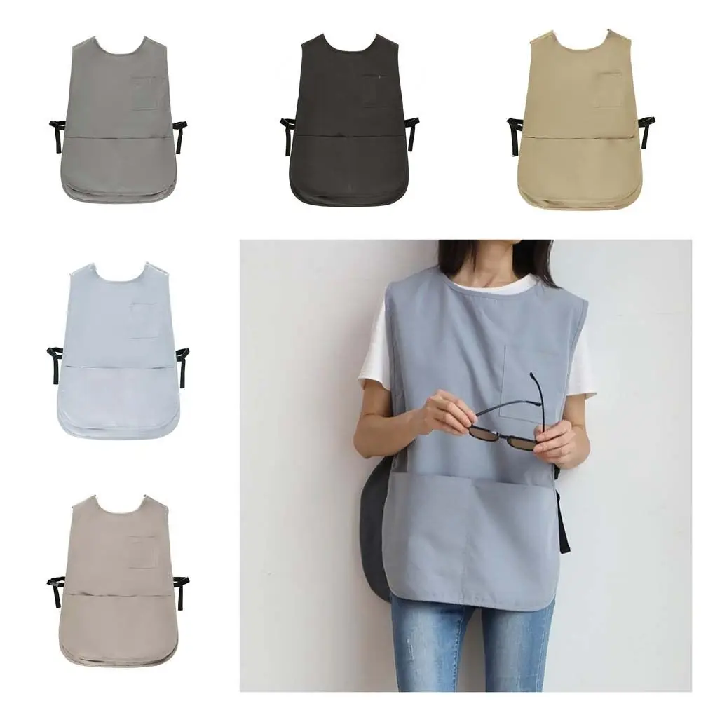 

Japanese Household Kitchen Apron Adjustable Catering Workwear Waterproof Work Clothes Anti-static Unisex Salon Barber Cape