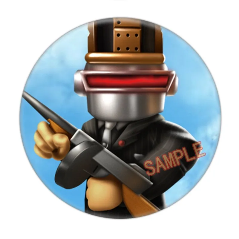 44 مللي متر لعبة Roblox تحت عنوان 12 قطعة شارات صفيح بروش الفتيات للملابس وحقيبة ملحقات الاطفال حفلة عيد ميلاد الديكور المورد #5