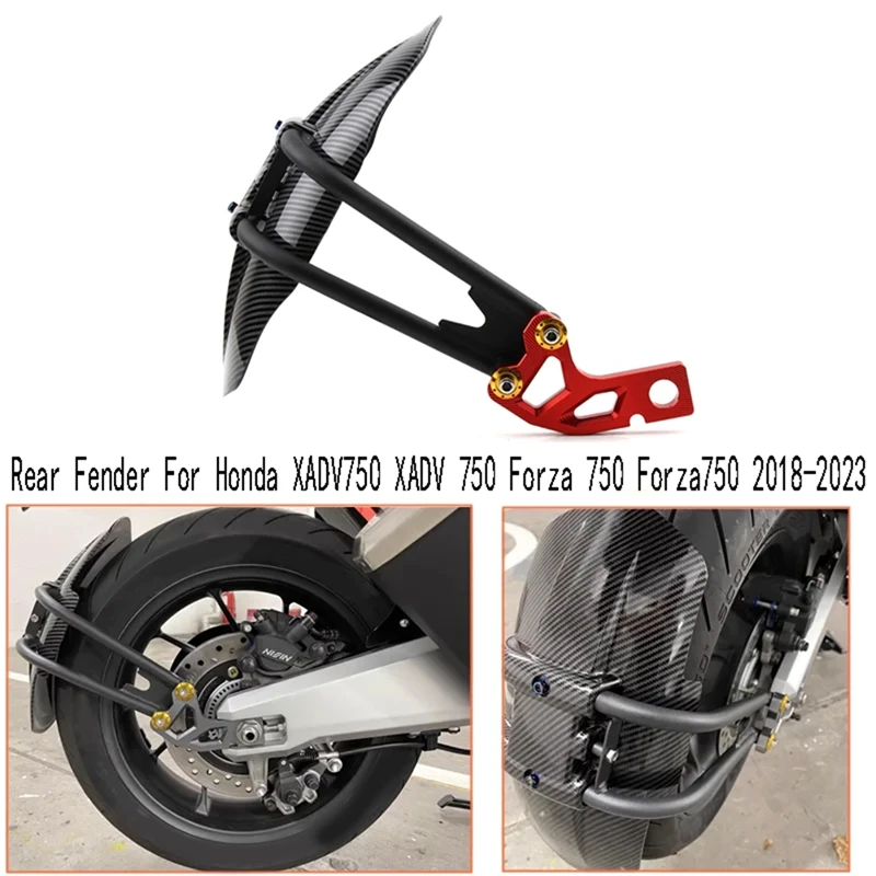 

Motorcycle Rear Fender For Honda XADV750 XADV 750 Forza 750 Forza750 2018-2023 Mudguard Splash Dust Guard