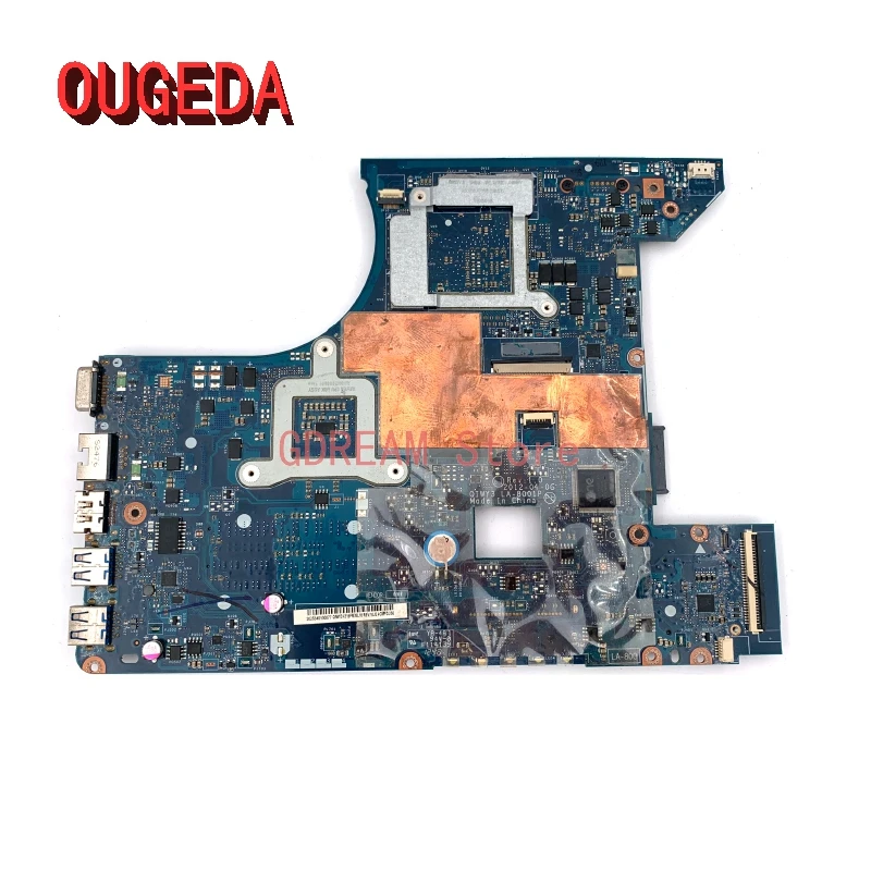 OUGEDA QIWY3 LA-8001P For Lenovo Y480 Laptop Motherboard GT640M graphics card Main Board full tested