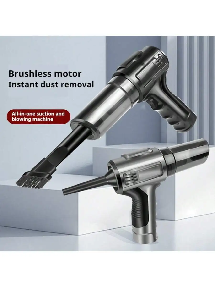 Car/ Dual-Use Vacuum Cleaner, High-Power With Suction, Blowing And Charging Functions