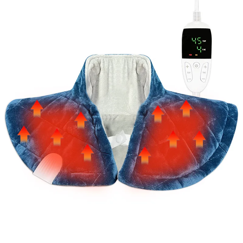 Electric Heating Shoulder Neck Pad Soft Comfortable Thermal Compress Cervical Shawl USB Heated Back Warm Wrap Tool Relief Fatigu