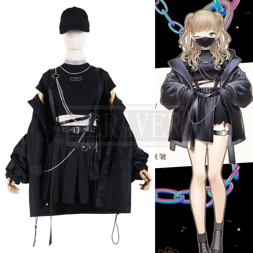 

VTuber Hololive Sister Cleaire Cosplay Uniform Christmas Halloween Costume Custom Made Any Size